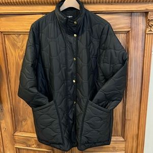 Quince 3/4 length quilted puffer jacket